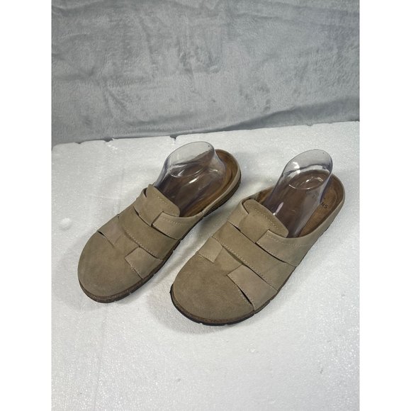 Earth Origins Shoes Women's US 10 Ellery Wheat Suede woven clogs. - Picture 12 of 16